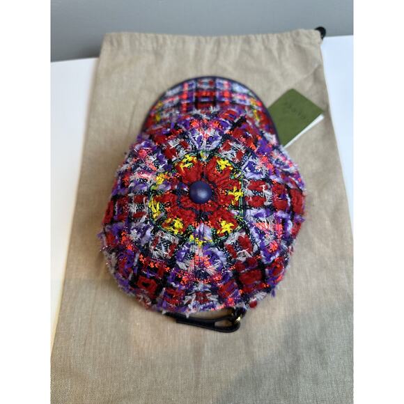 NWT GUCCI Multi Color Polyester Cap Size L - Picture 3 of 7